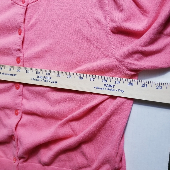 GAP WOMEN'S CORAL PINK BUTTON UP CARDIGAN SIZE XL - Picture 8 of 12